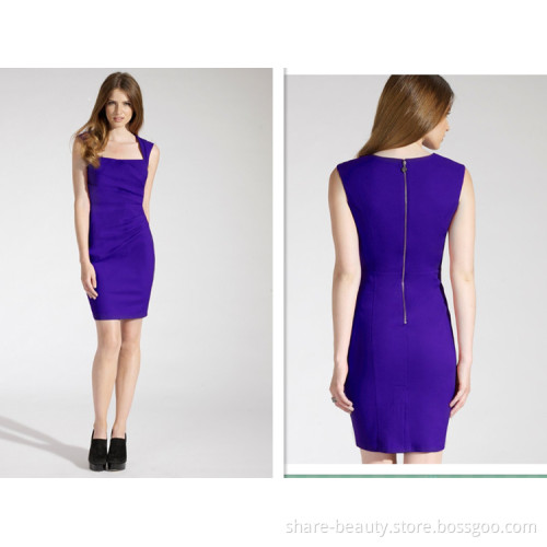 New Arrival New Style Evening Dresses, Zipper Sleeveless Short Mini Ladies